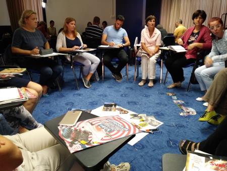 Usposabljanje vodij in članov timov v projektu POGUM